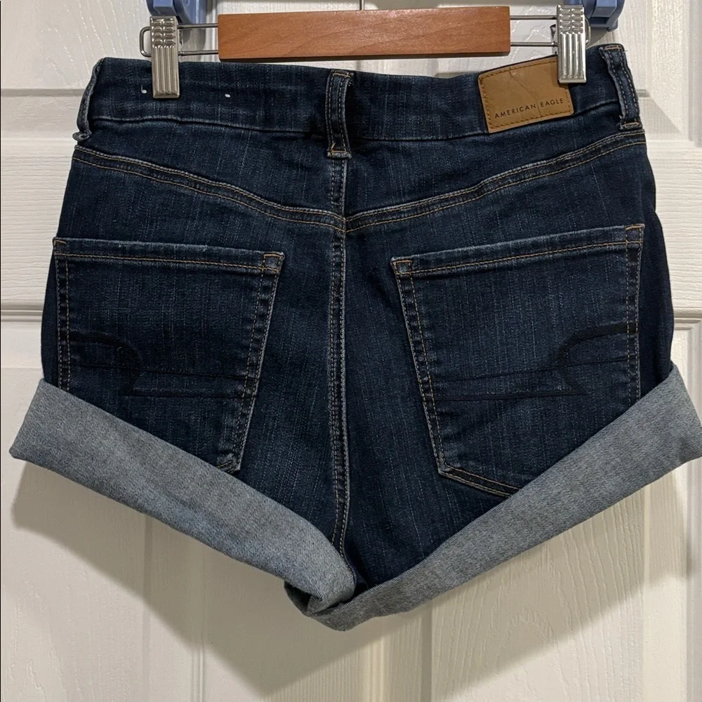 American Eagle Outfitters Dark Blue Jean Shorts